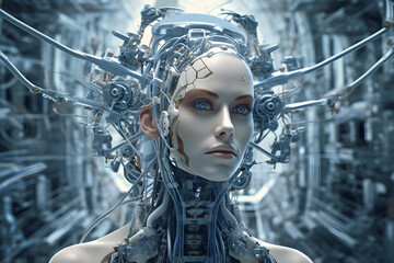 Humanoid representation of Technology