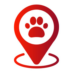 pet shop gradient icon