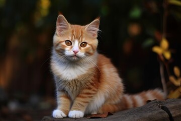 Naklejka na ściany i meble Discover the Enchanting World of Adorable Cats: AFelino Pet Paradise of Cuteness and Fluffiness: Generative AI