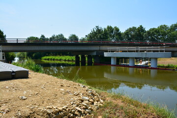Saint-Léger-les-Vignes - Construction du nouveau viaduc de l’Acheneau