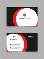 creative modern professional business card design.
corporate minimal business template design. 