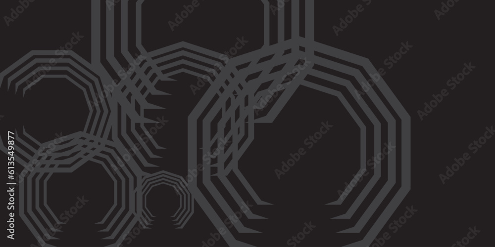 Poster background pattern with shaded arrangement of geometric connected images