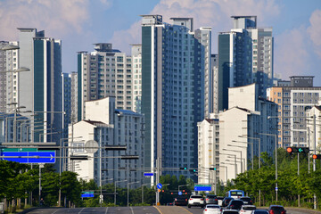 Apartment in the new town of Incheon, South Korea