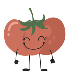 tomato vegetable cute character design