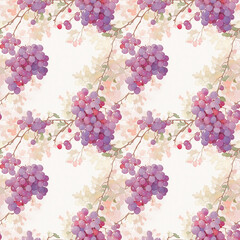 seamless background with grapes