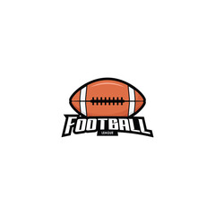 American football logo  vector graphics