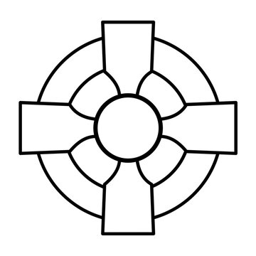 Irish cross icon