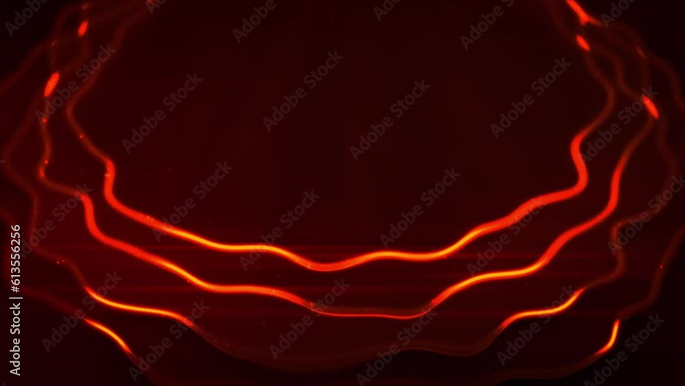 Poster cute red agleam soft shapes abstract bokeh background - loop video