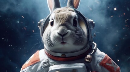 Cosmic Hops: Exploring the Universe with an Astronaut Bunny Generative AI