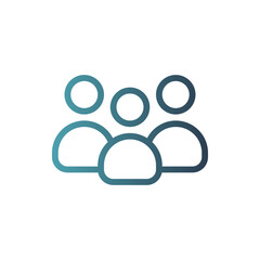 group gradient icon