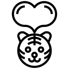 dog line icon,linear,outline,graphic,illustration