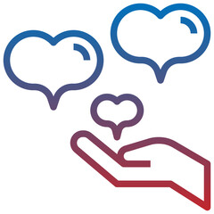 hands line icon,linear,outline,graphic,illustration