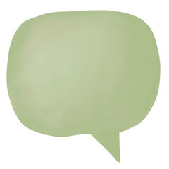Green Speech Bubble - 613559406
