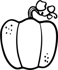 Pumpkin outline