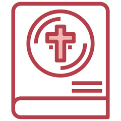Obraz premium bible line icon,linear,outline,graphic,illustration