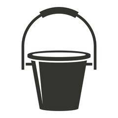 Bucket icon. Domestic bucket illustration