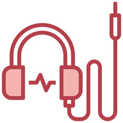headphones line icon,linear,outline,graphic,illustration