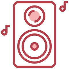 subwoofer line icon,linear,outline,graphic,illustration