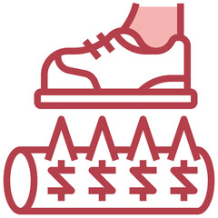 trap line icon,linear,outline,graphic,illustration