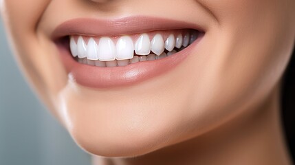 Obraz premium Woman smile. Generative AI