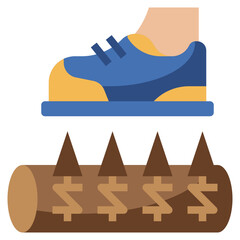 trap line icon,linear,outline,graphic,illustration