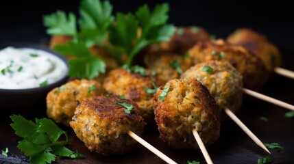 shish kebab on skewers HD 8K wallpaper Stock Photographic Image