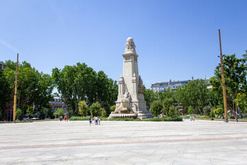 Obraz premium Plaza de España de Madrid. Turismo España