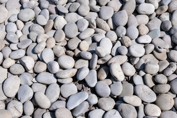 Grey pebble background