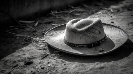 Fototapeta na wymiar cowboy hat HD 8K wallpaper Stock Photographic Image