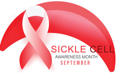 National sickle cell awareness month. background, banner, card, poster, template. Vector illustration.