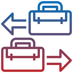b2b line icon,linear,outline,graphic,illustration
