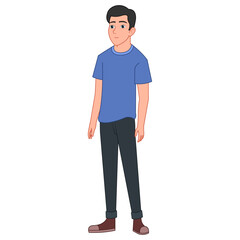 Young boy standing pose, young man standing , young boy, indian boy