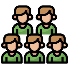 COMMUNITY line icon,linear,outline,graphic,illustration