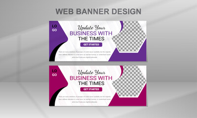 Promotional Business Web  Banner Design  Template