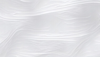 Abstract white background - Horizontal Wavy White Lines on a Minimalist Background- ai generated