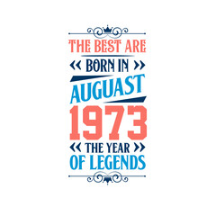 Best are born in August 1973. Born in August 1973 the legend Birthday