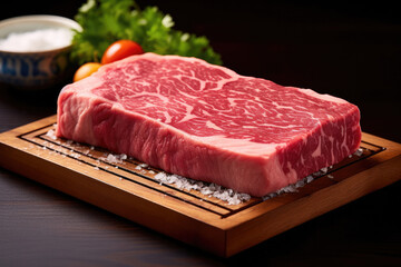A5 Japanese Wagyu Steak Cut - obrazy, fototapety, plakaty