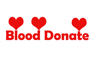Place for text. Blood Donation Lifesaving and Hospital Assistance,World donor day. shapes and red drop. Vector illustration.