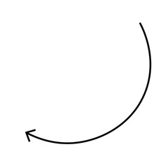 Abstract Line Arrow