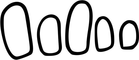 clump of grass outline