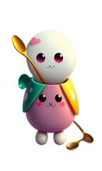 cute character design illustration concept