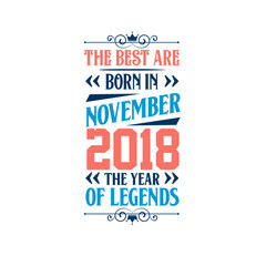 Best are born in November 2018. Born in November 2018 the legend Birthday