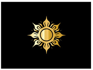 Fototapeta premium Eid Mubarak Luxury vector illustration premium banner background. Golden mandala with awesome gradient moon and star design with white calligraphy. Islamic light with mosque and minaret.