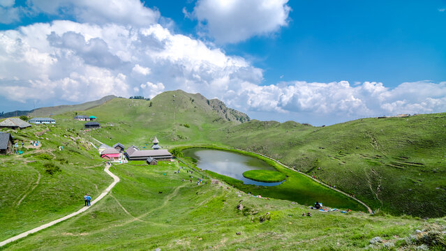 Parashar Lake also spelled Prashar Lake is a freshwater lake located at Mandi district of Himachal Pradesh, India
