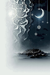 Fototapeta premium abstract background for Ramdan greetings.