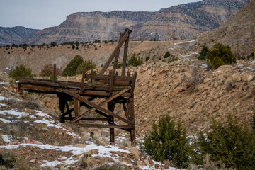 Coke Oven Ruins near East Carbon, Utah 2 - obrazy, fototapety, plakaty