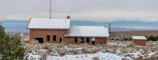 Coke Oven Ruins near East Carbon, Utah 1 - obrazy, fototapety, plakaty