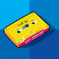 cassette tape pop art
