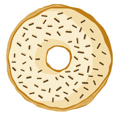 Donut with sprinkles 