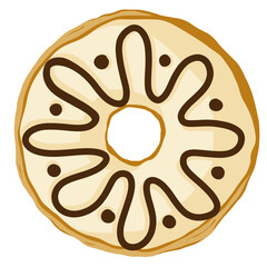 Illustration of a donut
